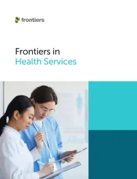 Frontiers in Health Services