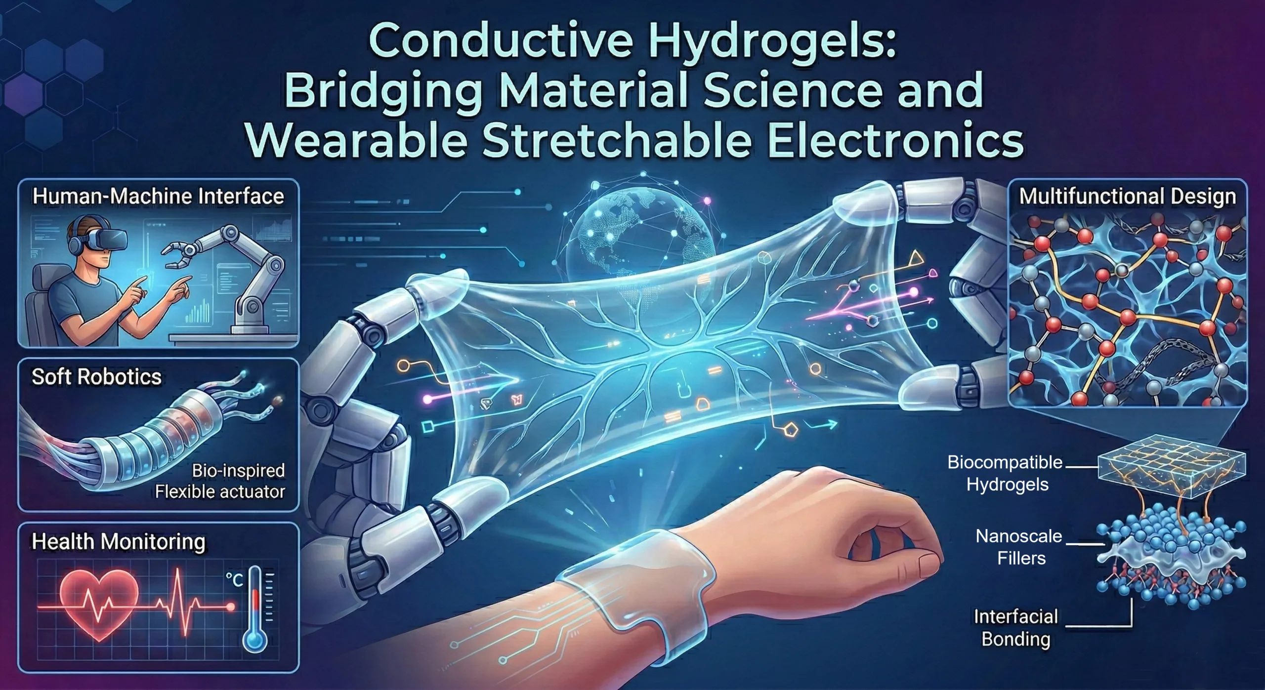 Conductive Hydrogels: Bridging Material Science and Wearable Stretchable Electronics