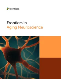 Frontiers in Aging Neuroscience